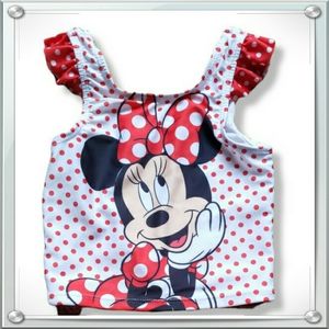 Disney 3T Girls Minnie Tankini Swimsuit Top